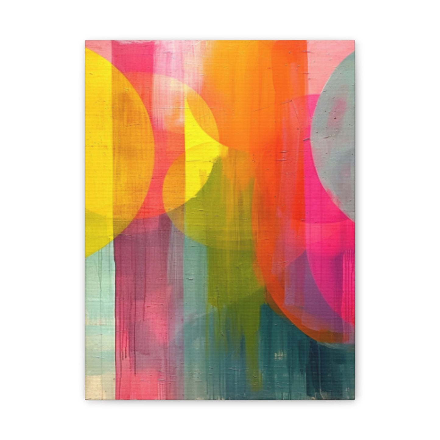 Primary Elegance: A Symphony of Sophistication Canvas Print