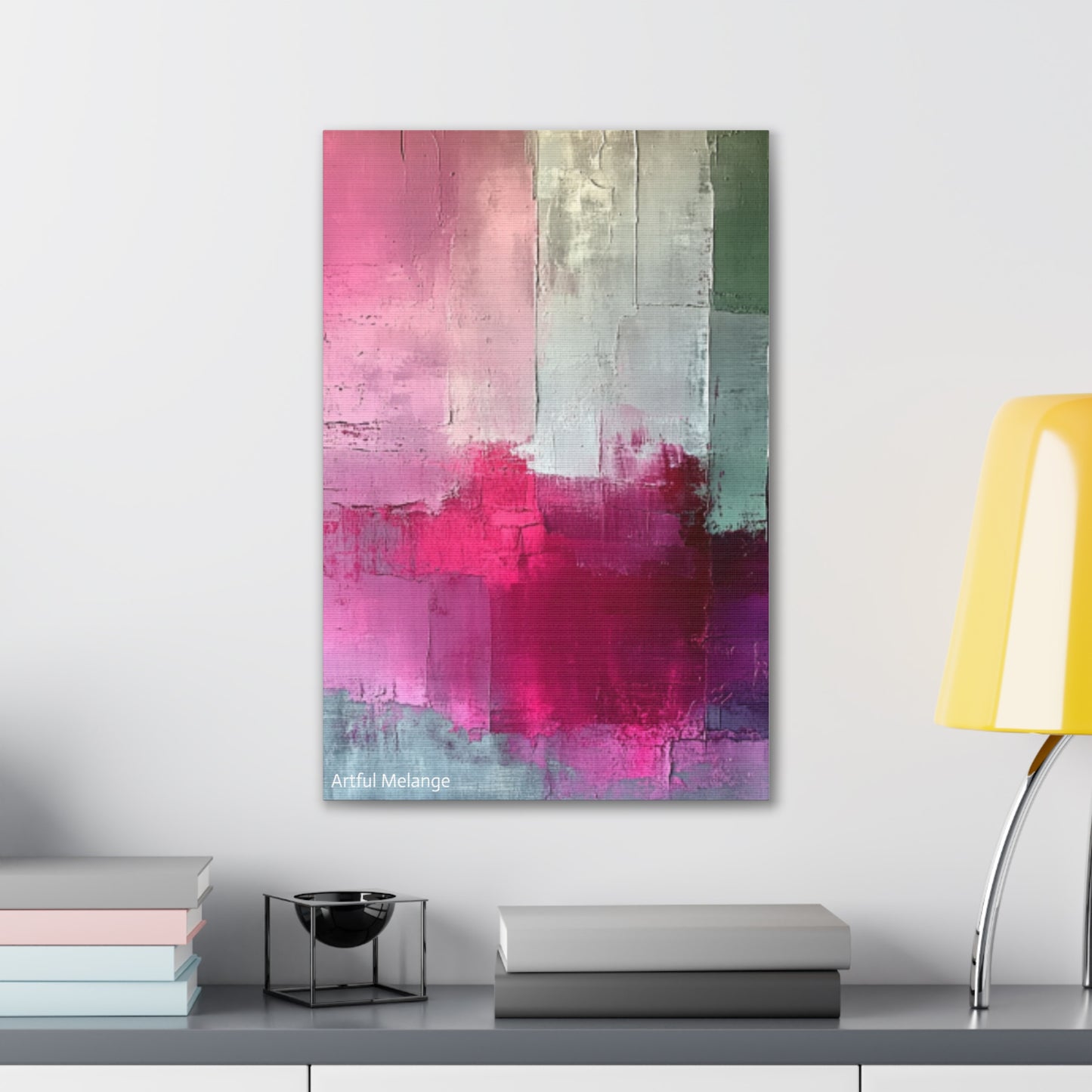 Acrylic Abstract Canvas Print - Richly Textured Artistry