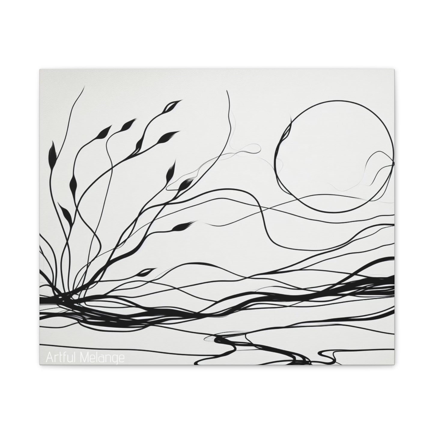 Primary Elegance: A Symphony of Sophistication Canvas Print