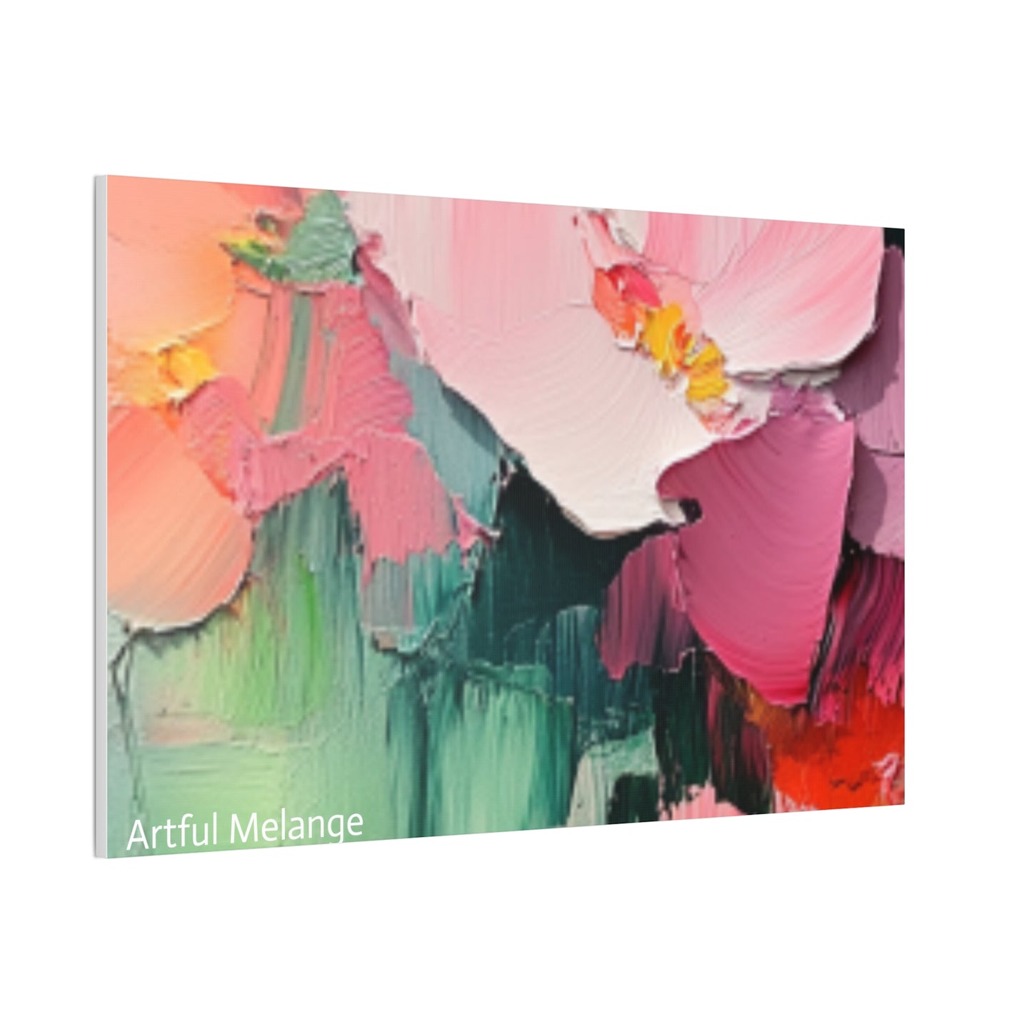 Acrylic Abstract Canvas Print - Richly Textured Artistry