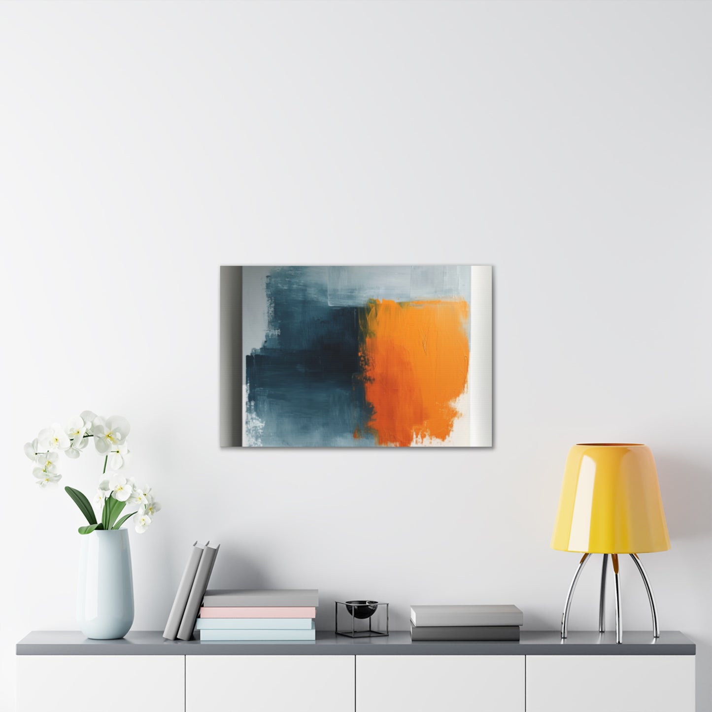 Primary Elegance: A Symphony of Sophistication Canvas Print