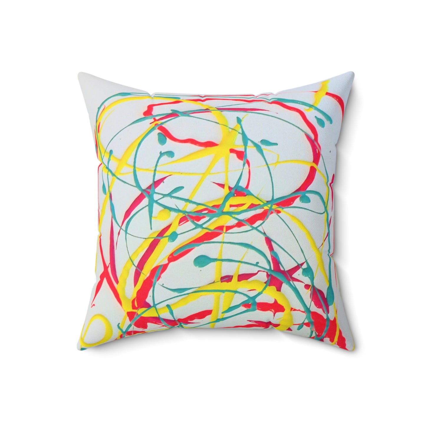 Artistic Abstractions: Abstract Acrylic Art Pillows Collection