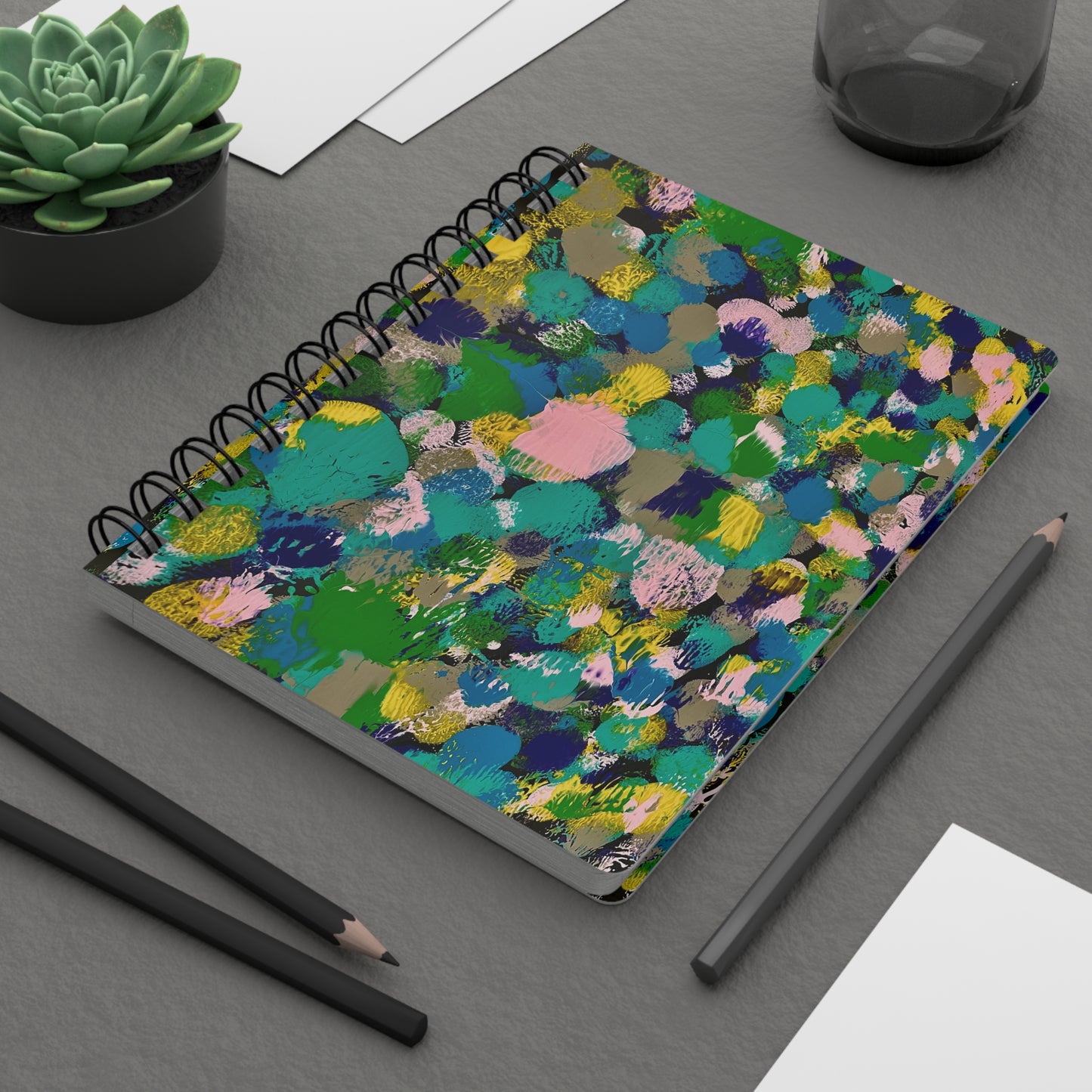 Vivid Canvas Chronicles Spiral Bound Journal