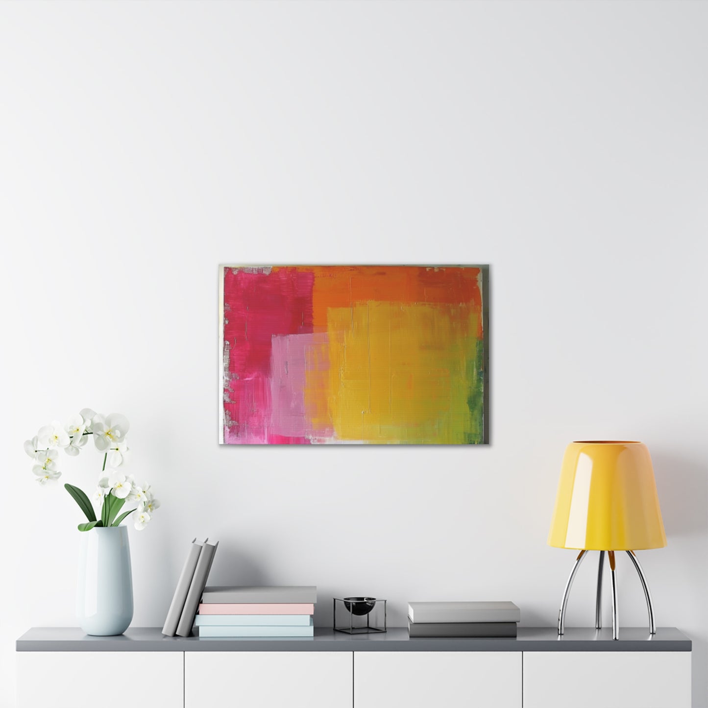 Primary Elegance: A Symphony of Sophistication Canvas Print