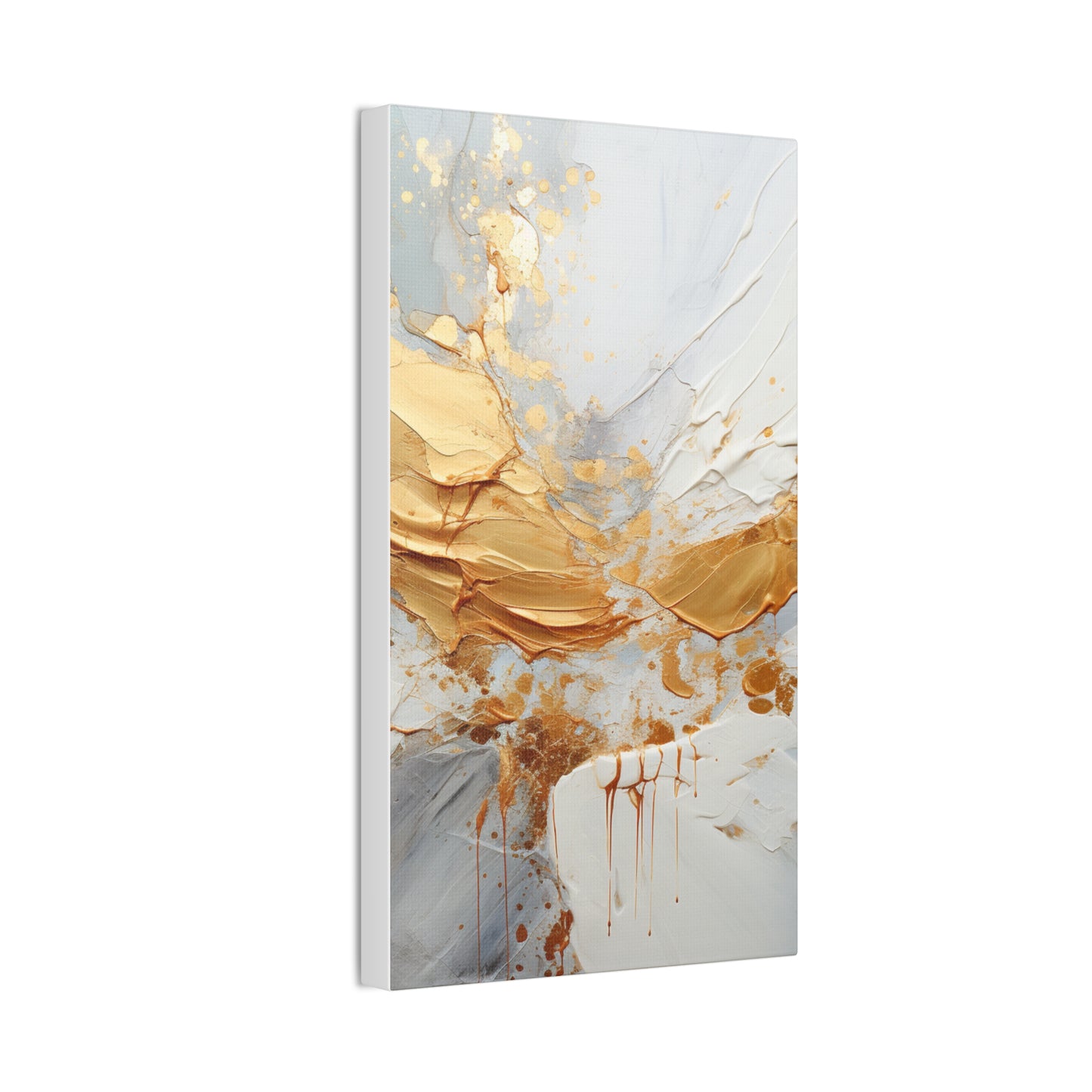 Acrylic Abstract Canvas Print - Richly Textured Artistry