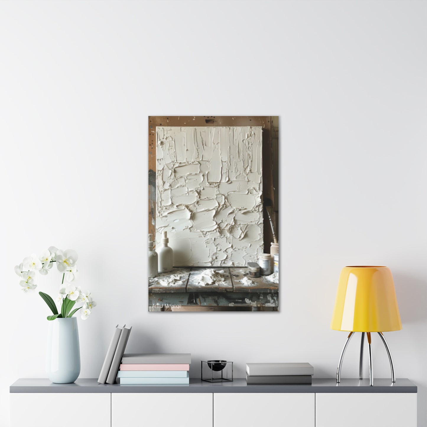 Primary Elegance: A Symphony of Sophistication Canvas Print