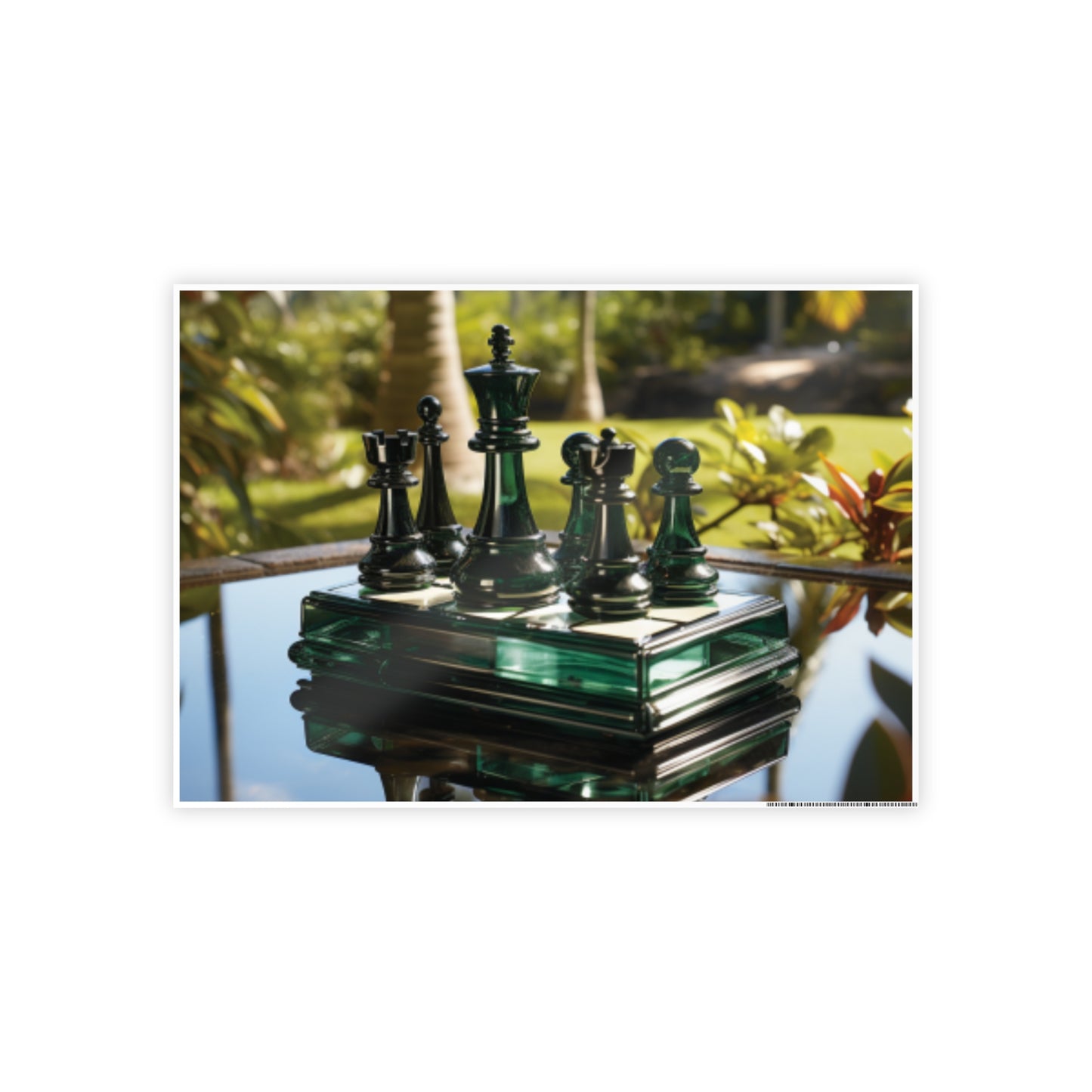 Grandmaster Majesty- Chess Set Poster Print Series