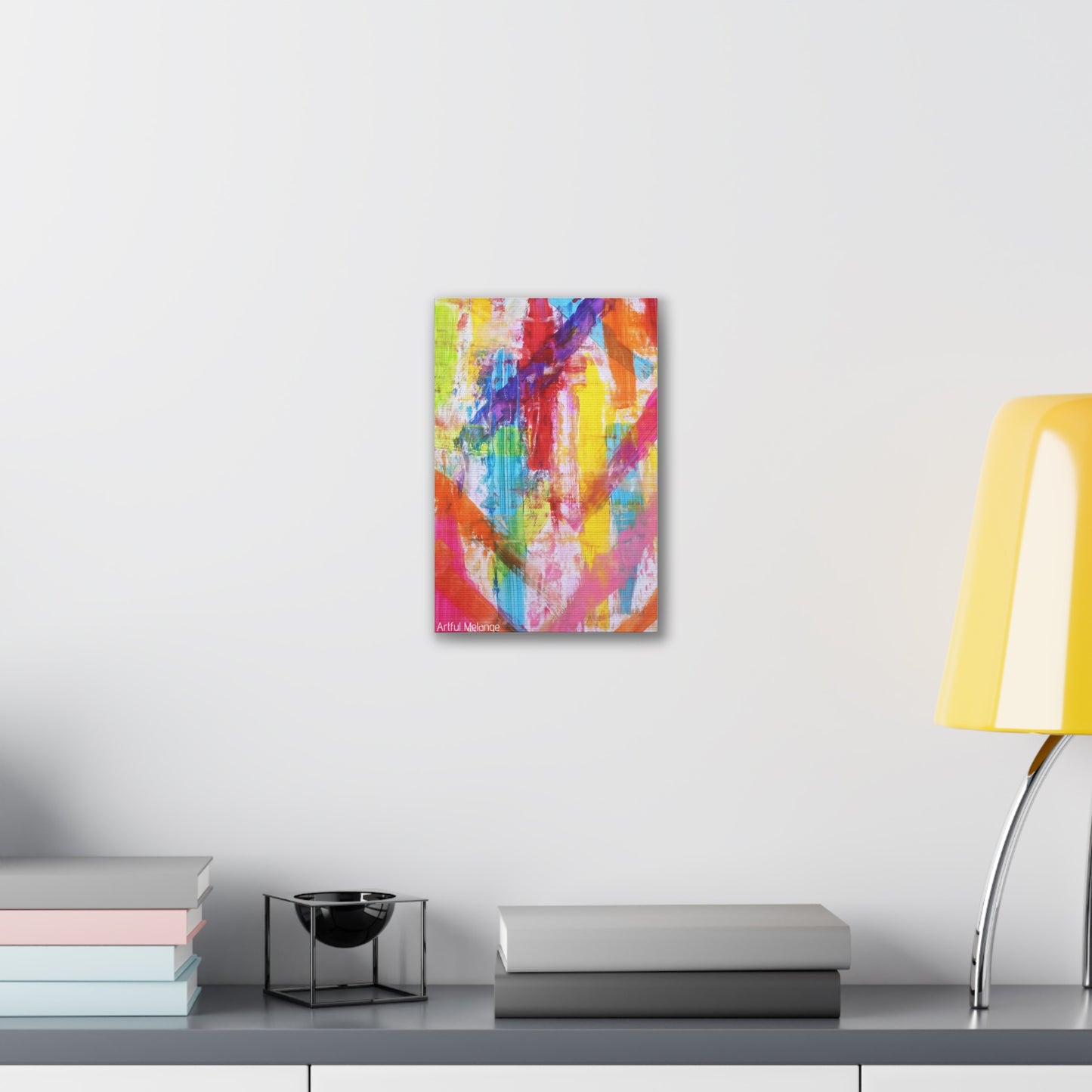 Primary Elegance: A Symphony of Sophistication Canvas Print