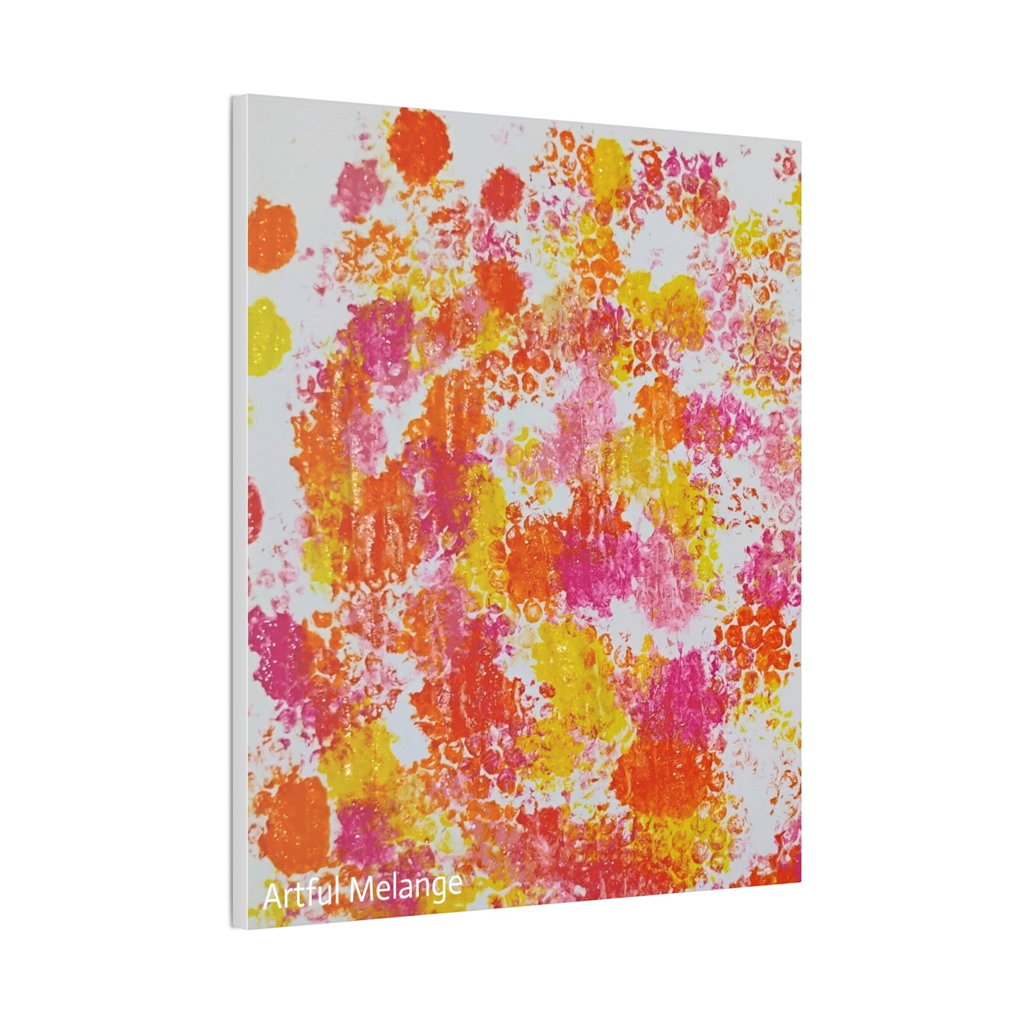 Acrylic Abstract Canvas Print - Richly Textured Artistry