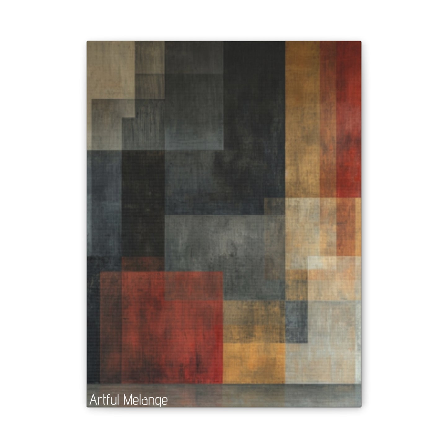 Primary Elegance: A Symphony of Sophistication Canvas Print