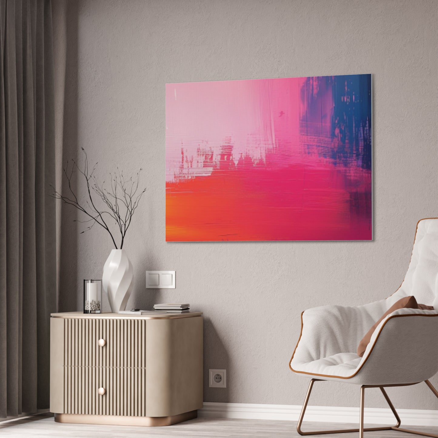 In The Pink: A Symphony of Sophistication Canvas Print