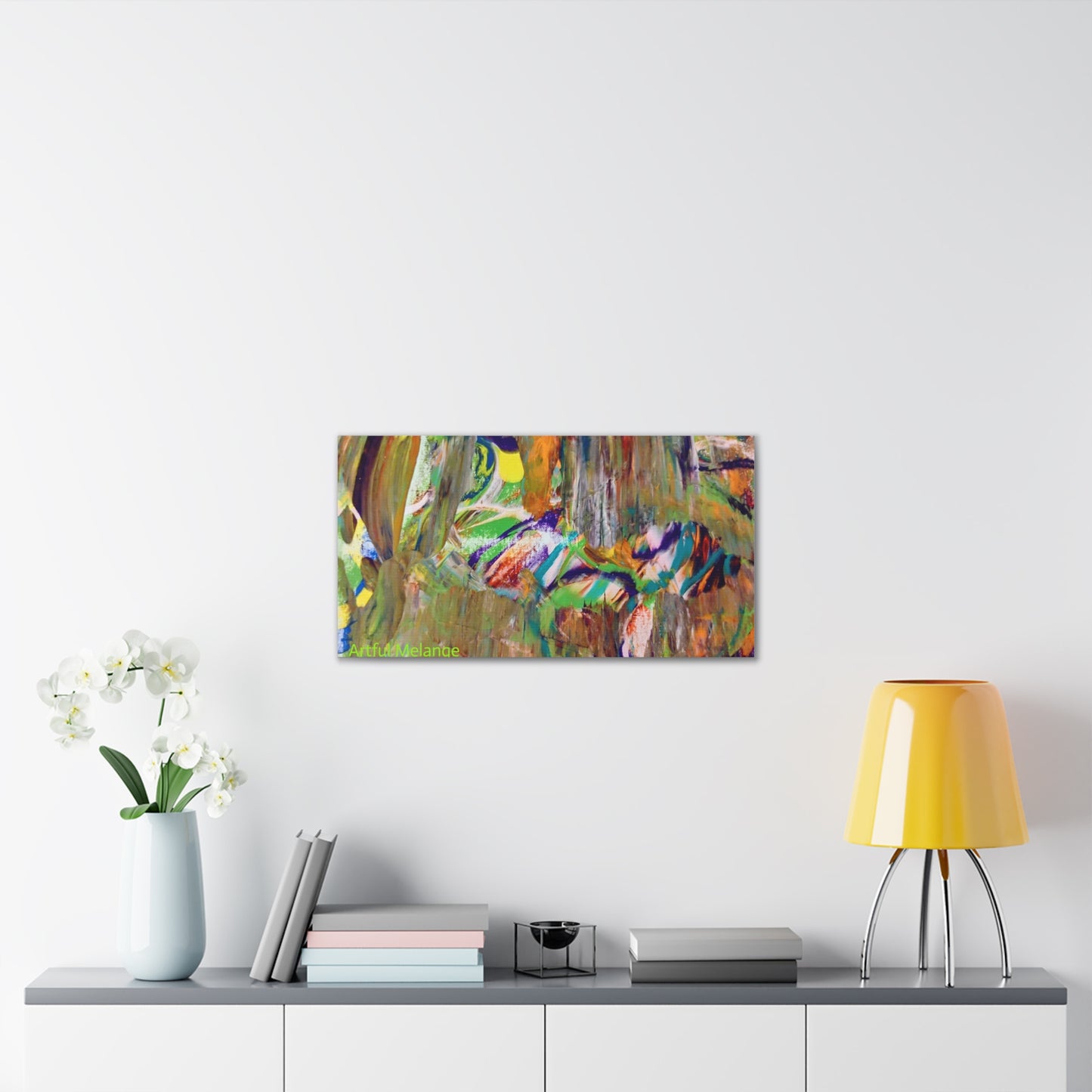 Acrylic Abstract Canvas Print - Richly Textured Artistry