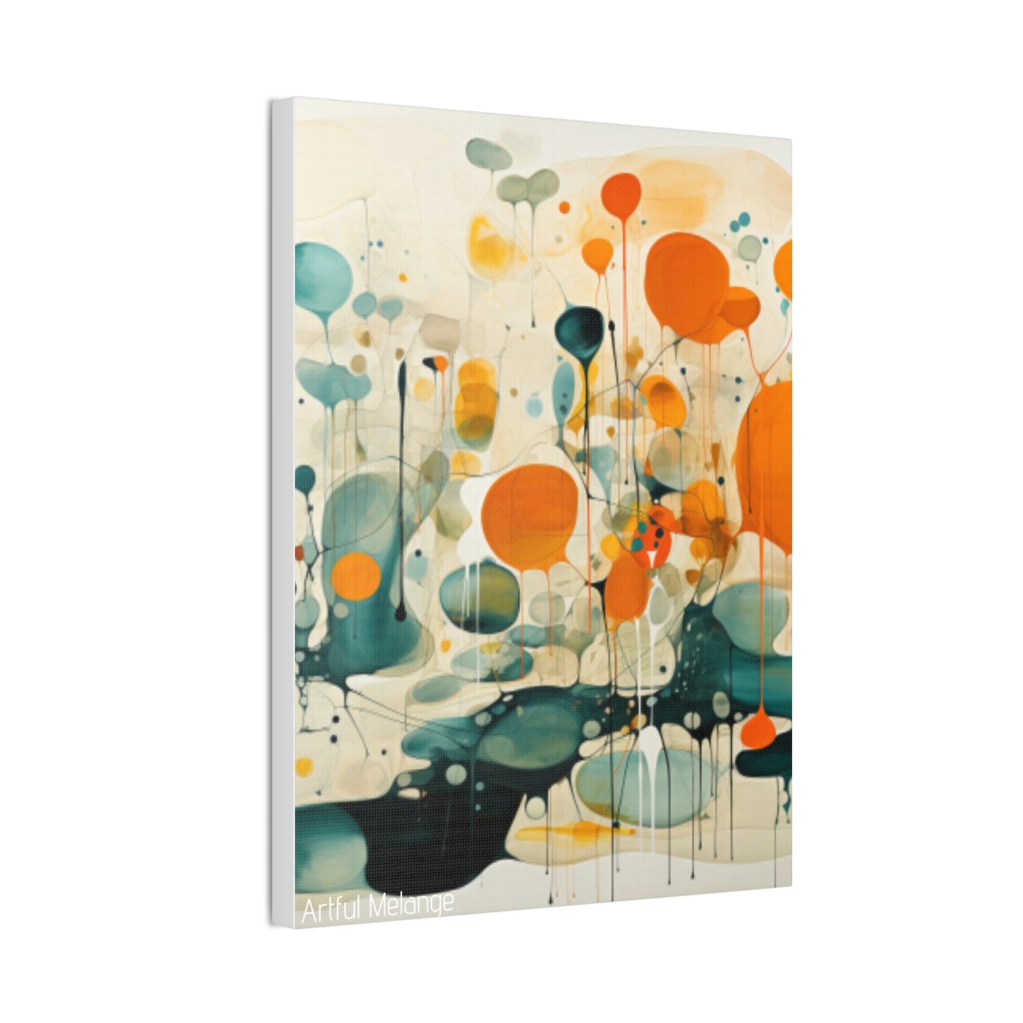 Primary Elegance: A Symphony of Sophistication Canvas Print