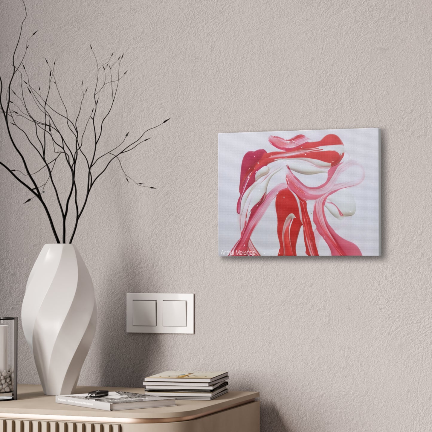 Primary Elegance: A Symphony of Sophistication Canvas Print