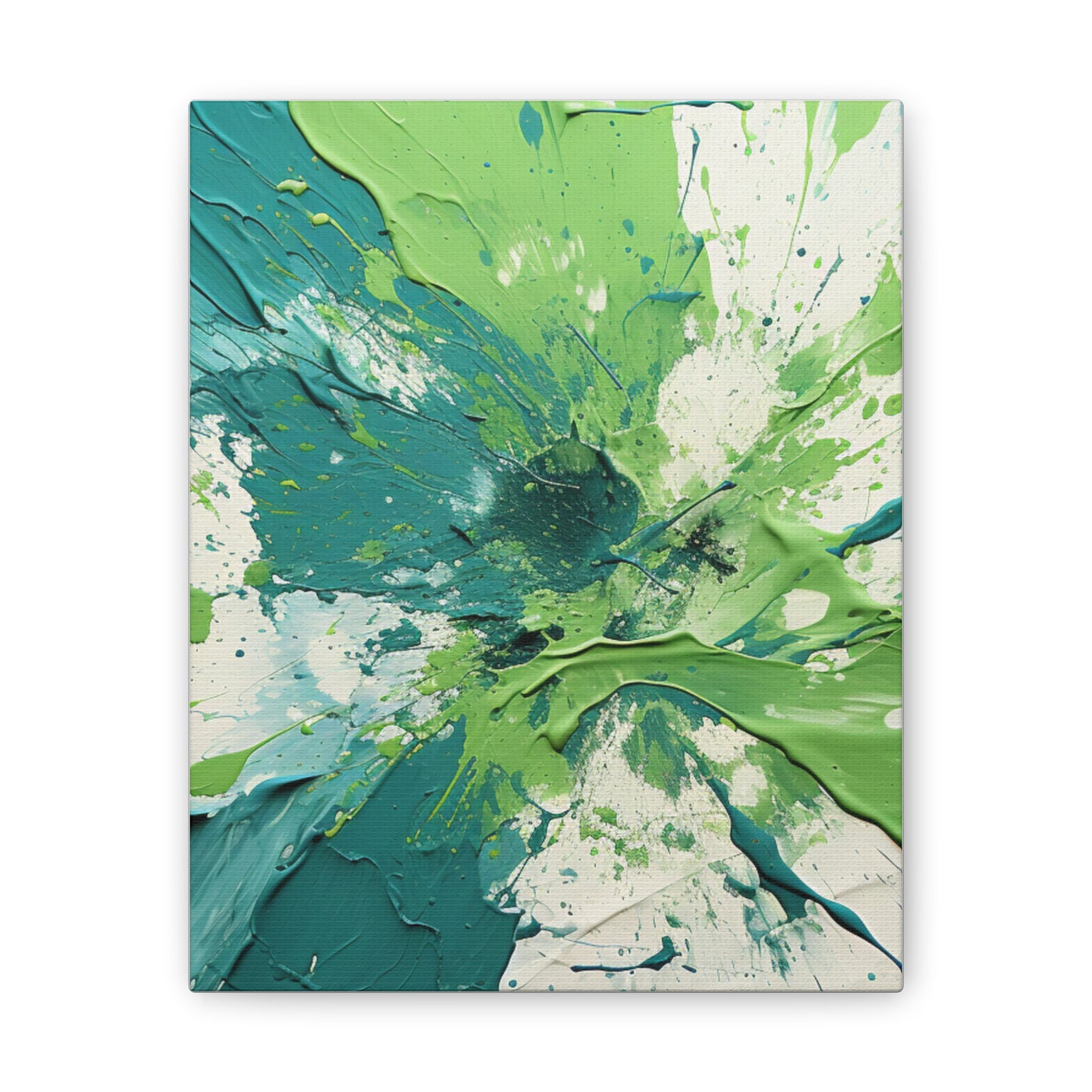 Acrylic Abstract Canvas Print - Richly Textured Artistry