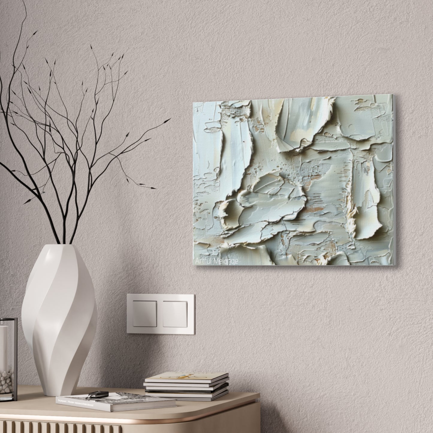 Primary Elegance: A Symphony of Sophistication Canvas Print