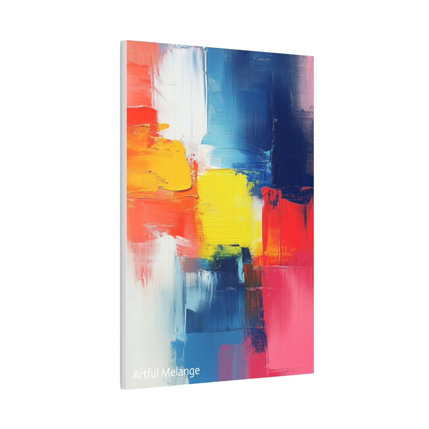 Acrylic Abstract Canvas Print - Richly Textured Artistry