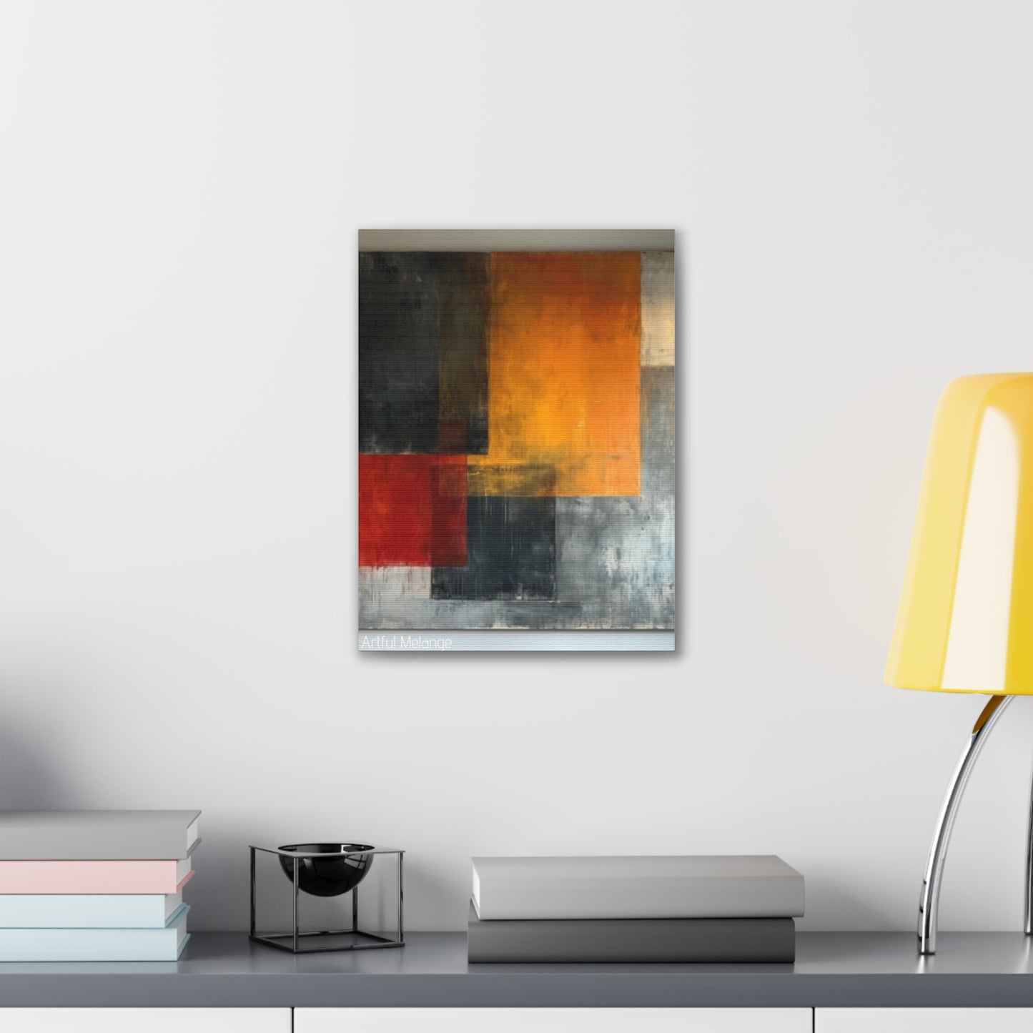 Primary Elegance: A Symphony of Sophistication Canvas Print