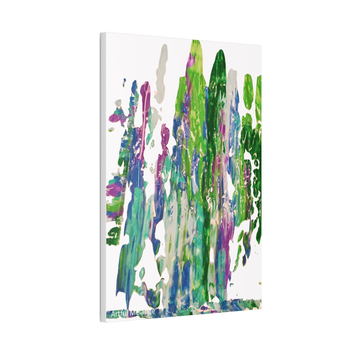 Acrylic Abstract Canvas Print - Richly Textured Artistry