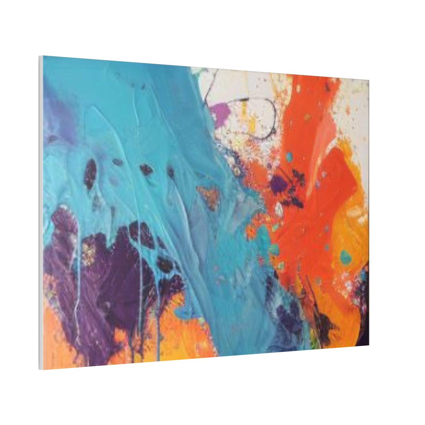 Primary Elegance: A Symphony of Sophistication Canvas Print