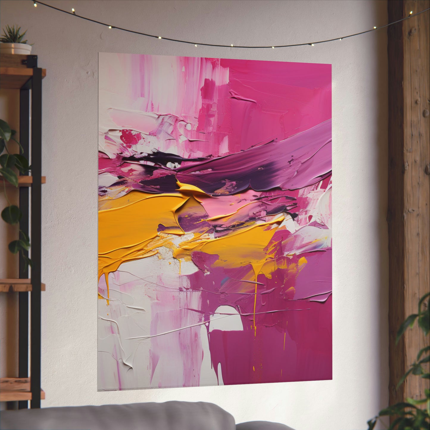 Radiant Harmony Matte Vertical Canvas Poster