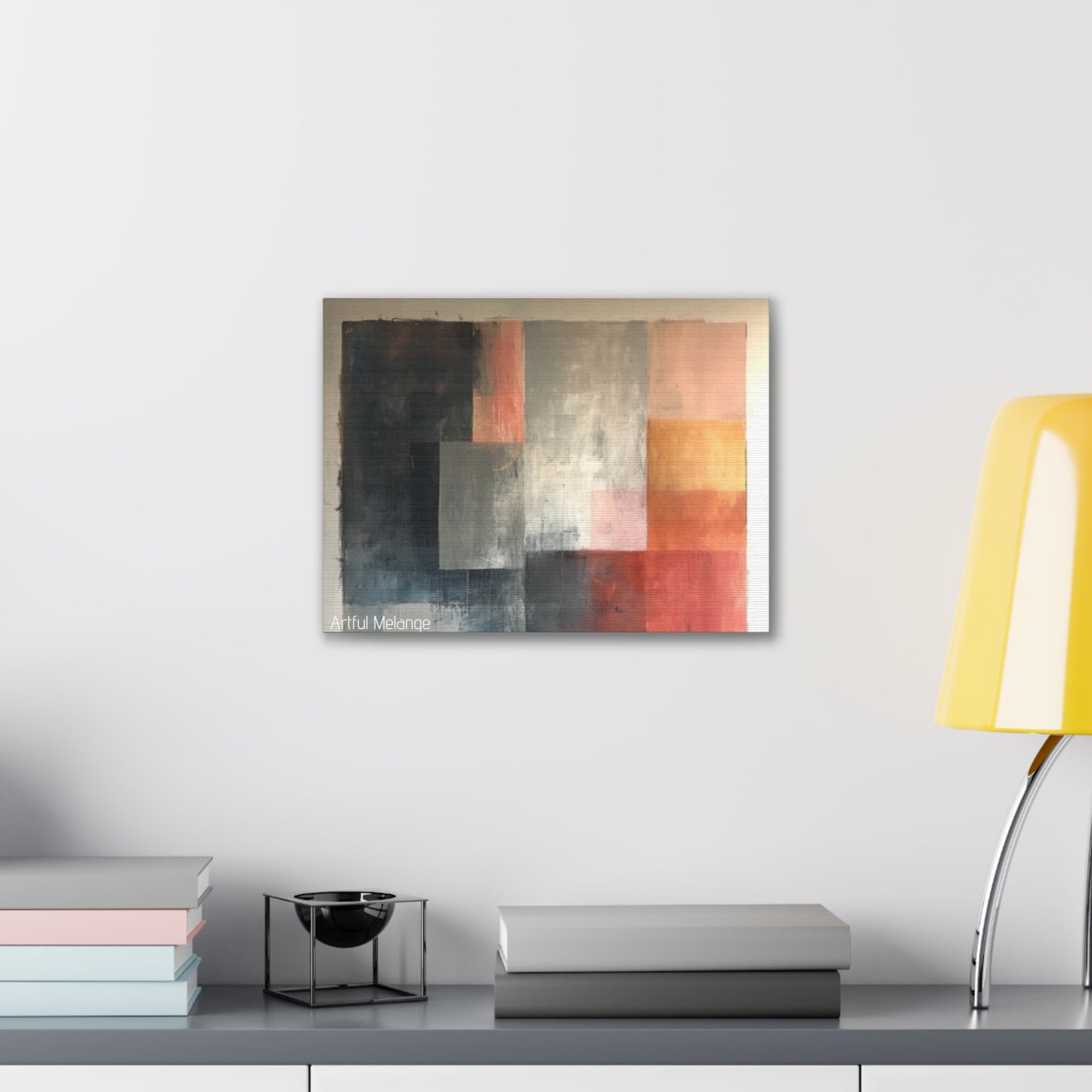 Primary Elegance: A Symphony of Sophistication Canvas Print