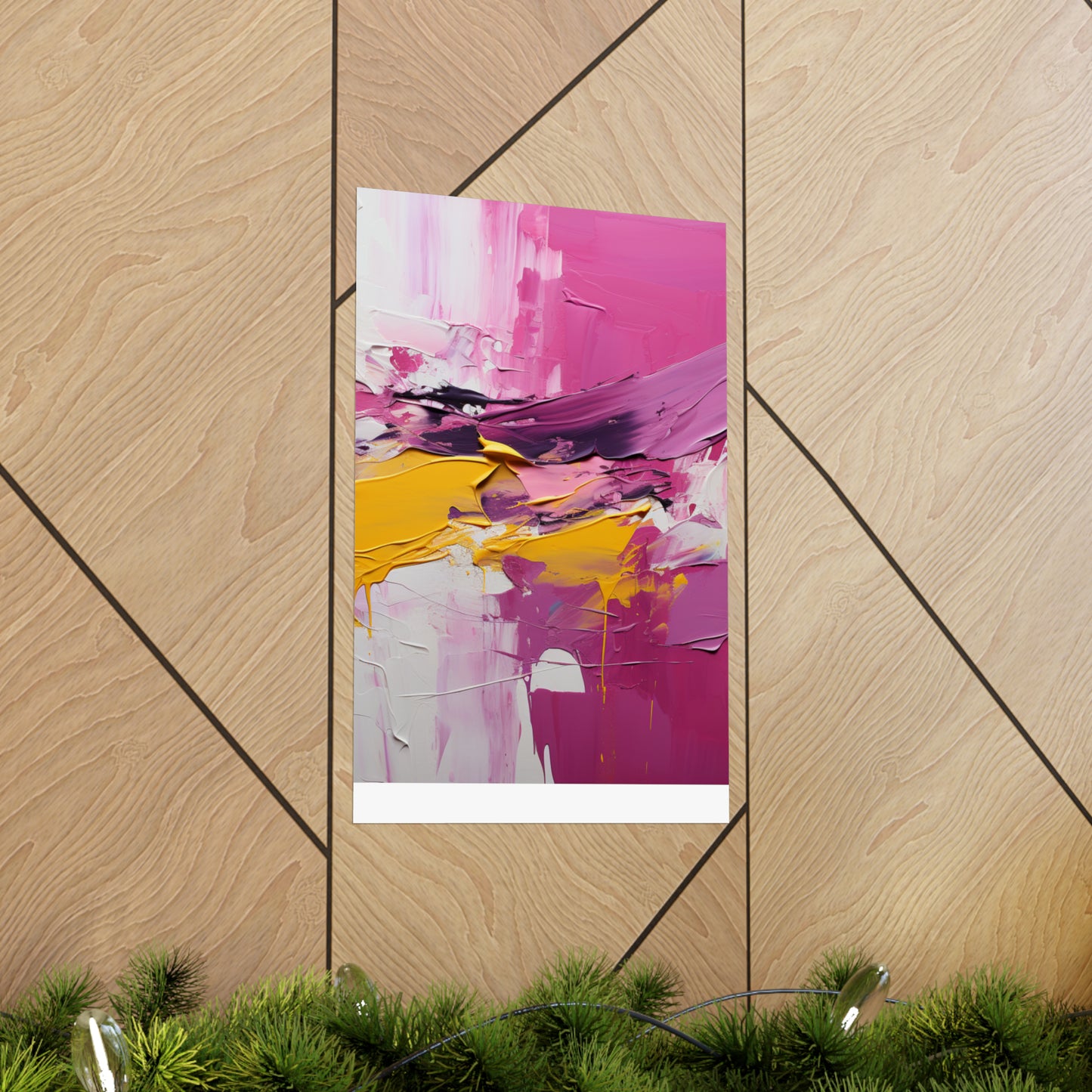 Radiant Harmony Matte Vertical Canvas Poster