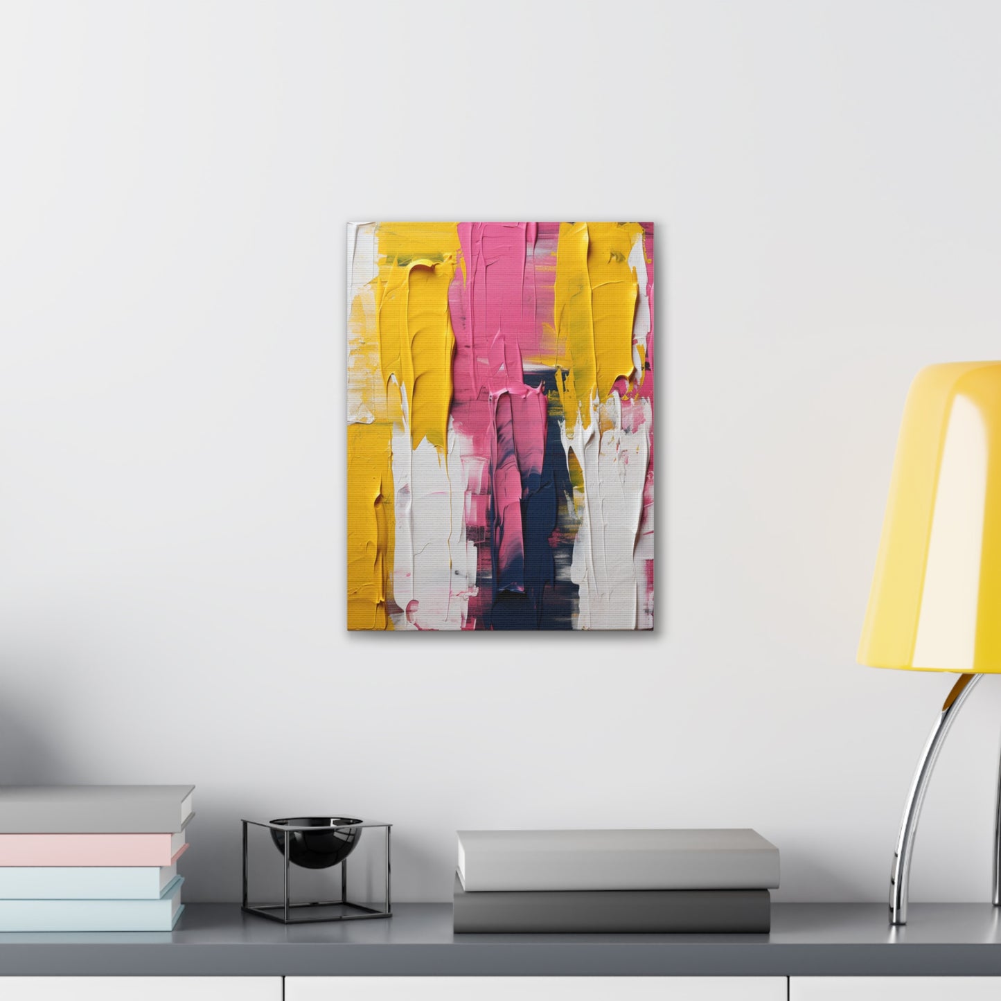 Primary Elegance: A Symphony of Sophistication Canvas Print