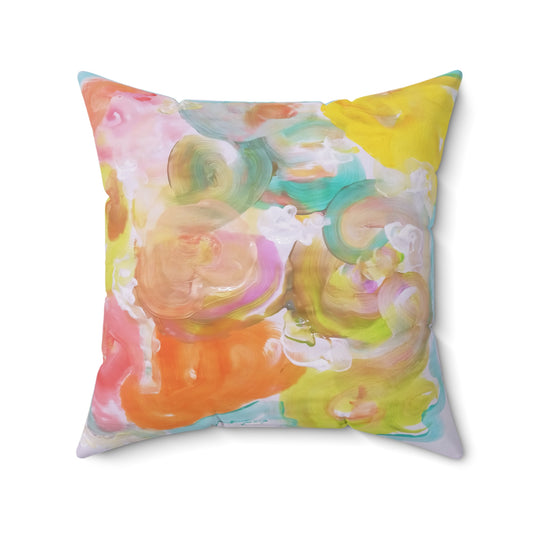 Artistic Abstractions: Abstract Acrylic Art Pillows Collection