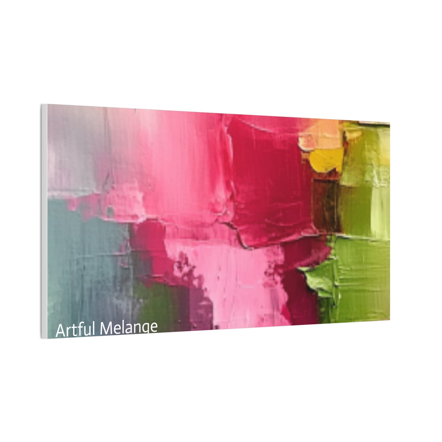 Acrylic Abstract Canvas Print - Richly Textured Artistry