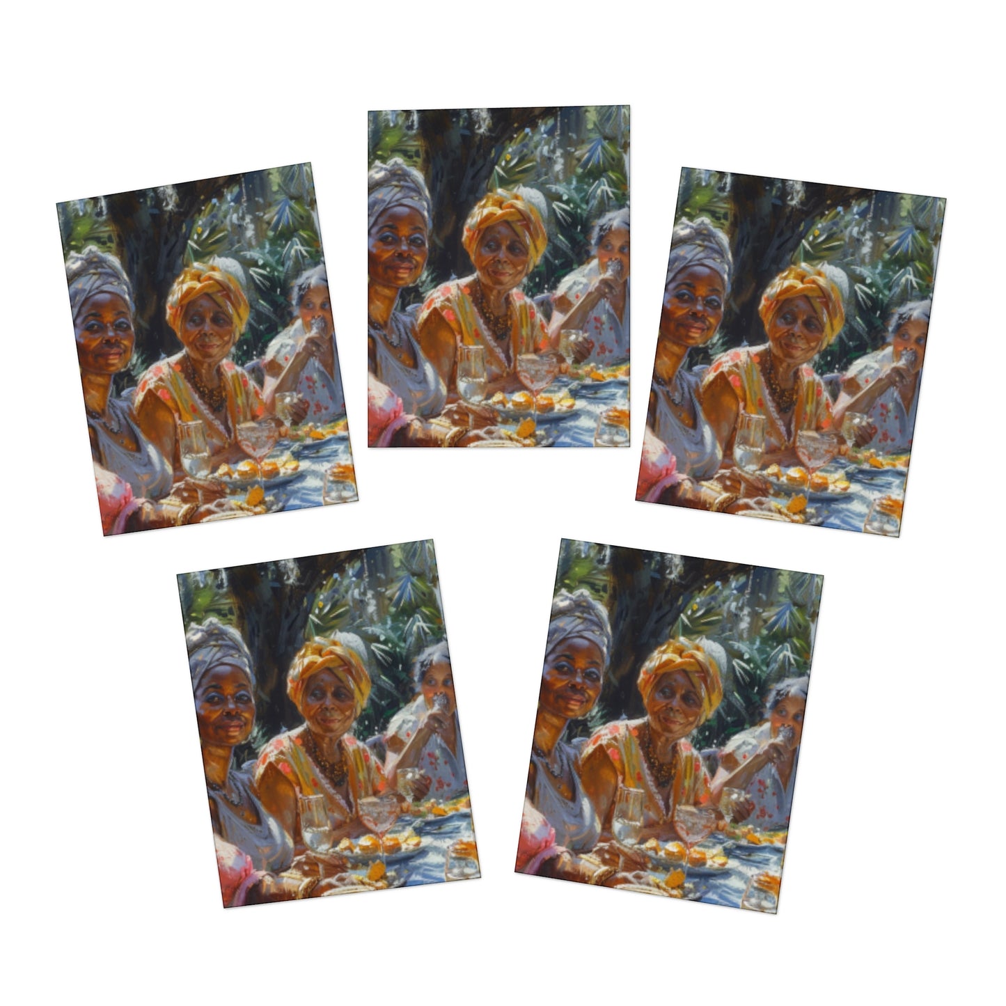 Mimosas and Melanin Note Card Set (5-Pack)