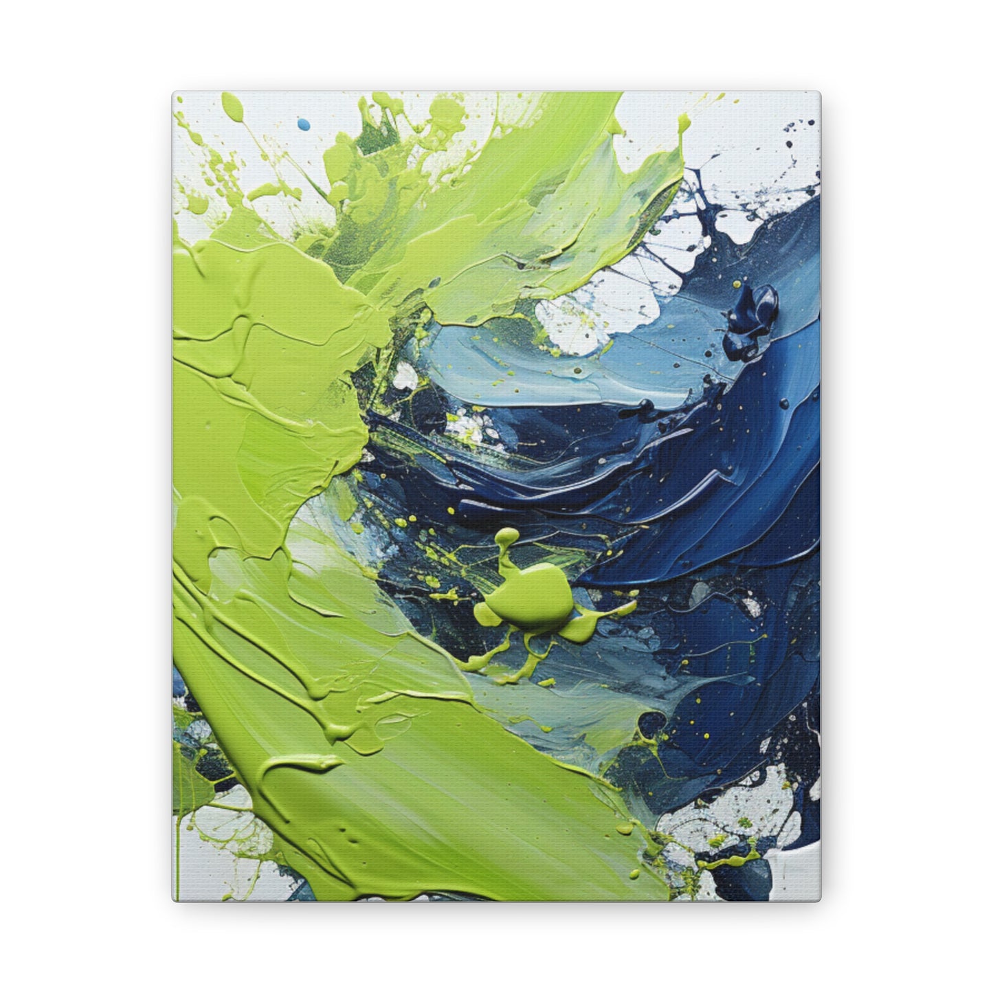 Acrylic Abstract Canvas Print - Richly Textured Artistry