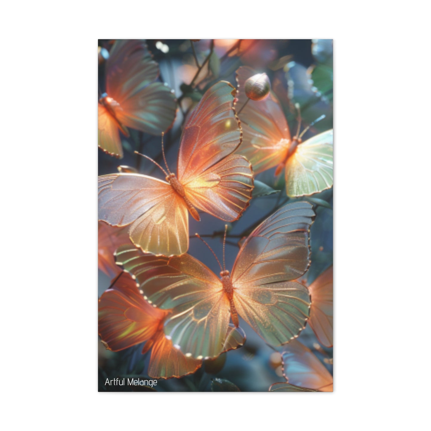 Fluttering Dreams: Butterfly Canvas Print Collection