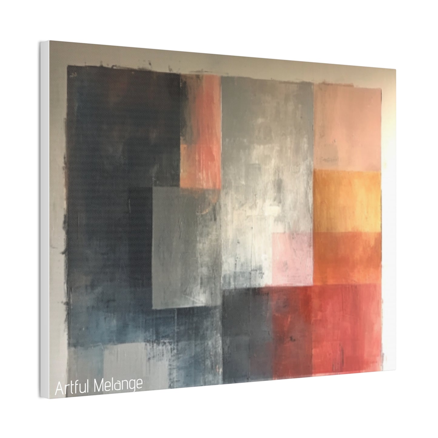 Primary Elegance: A Symphony of Sophistication Canvas Print