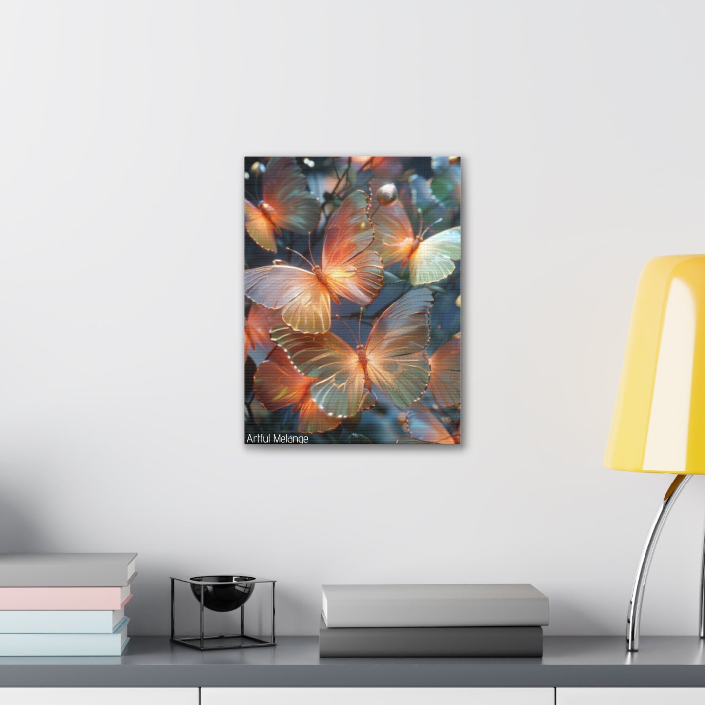 Fluttering Dreams: Butterfly Canvas Print Collection