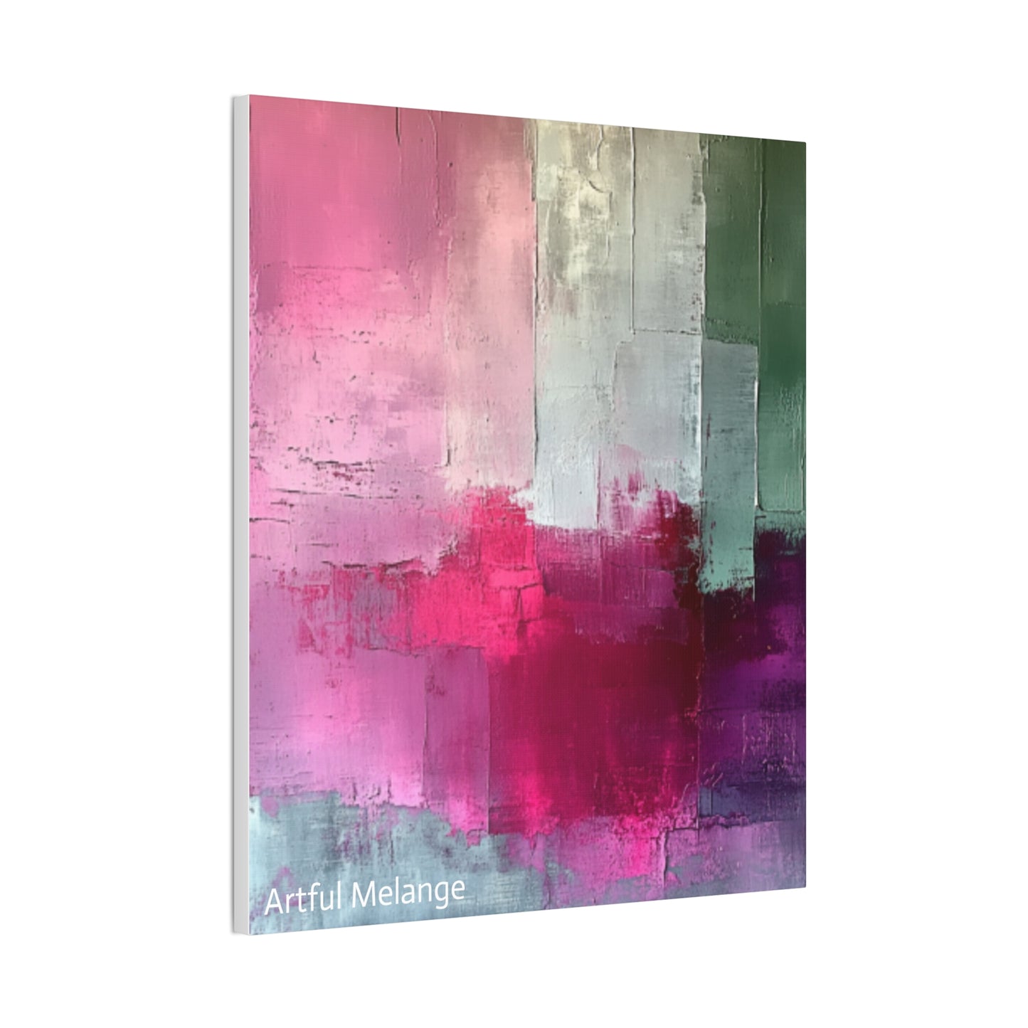 Acrylic Abstract Canvas Print - Richly Textured Artistry