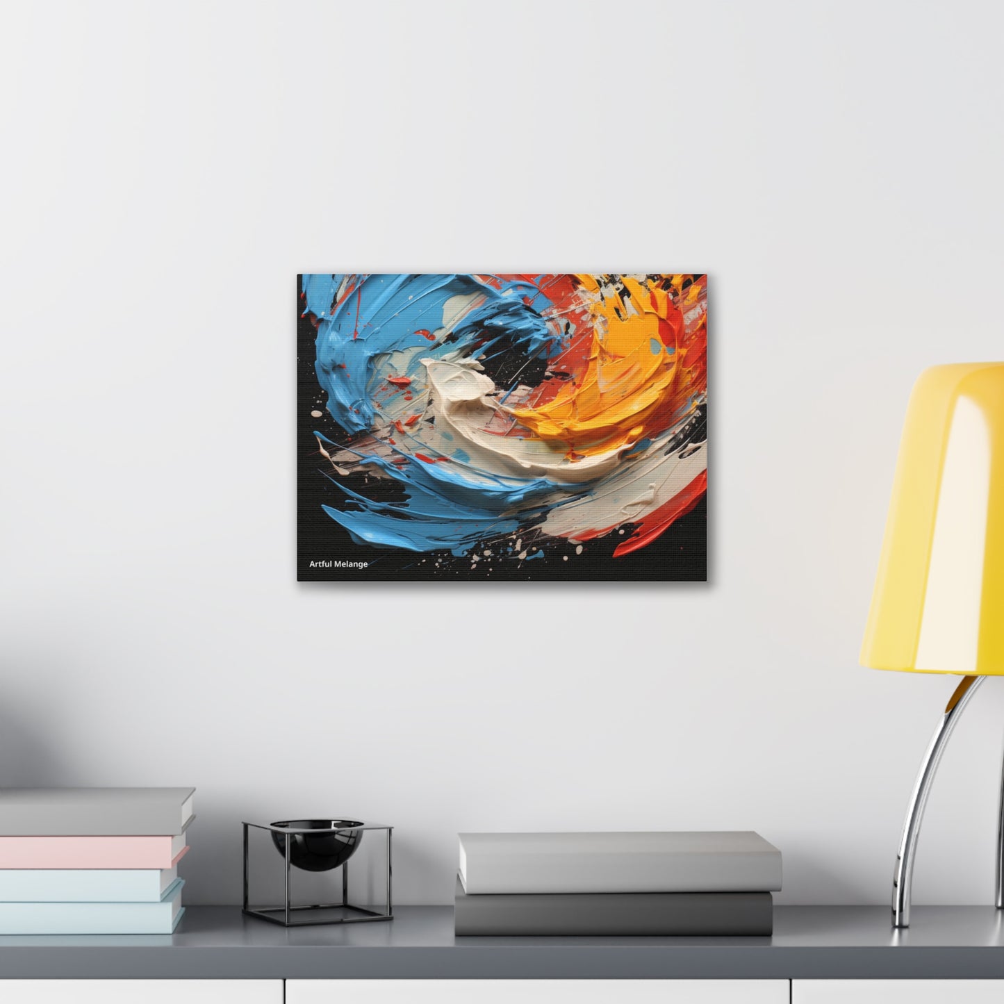 Acrylic Abstract  Canvas Print - Richly Textured Artistry