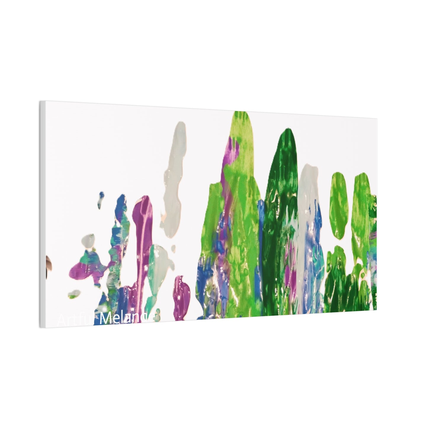 Acrylic Abstract Canvas Print - Richly Textured Artistry