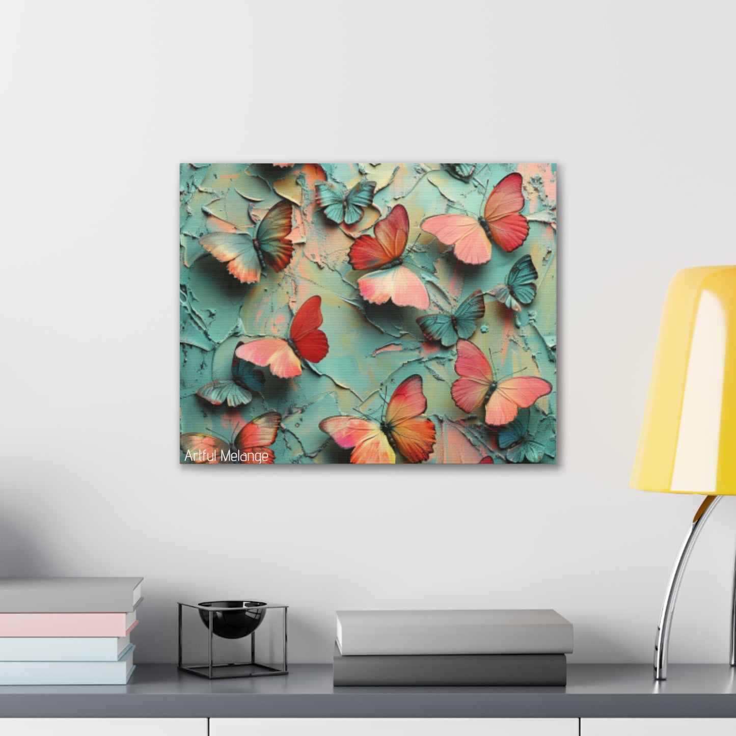 Fluttering Dreams: Butterfly Canvas Print Collection