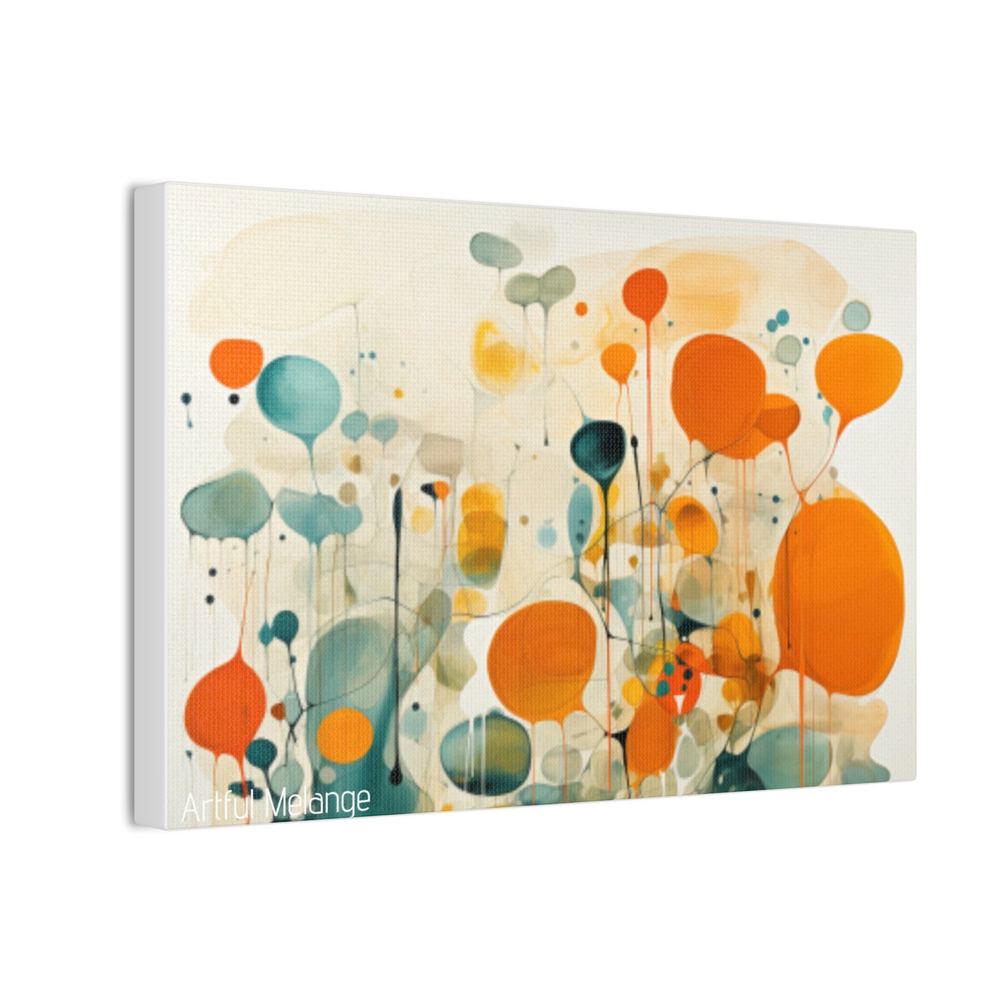 Primary Elegance: A Symphony of Sophistication Canvas Print