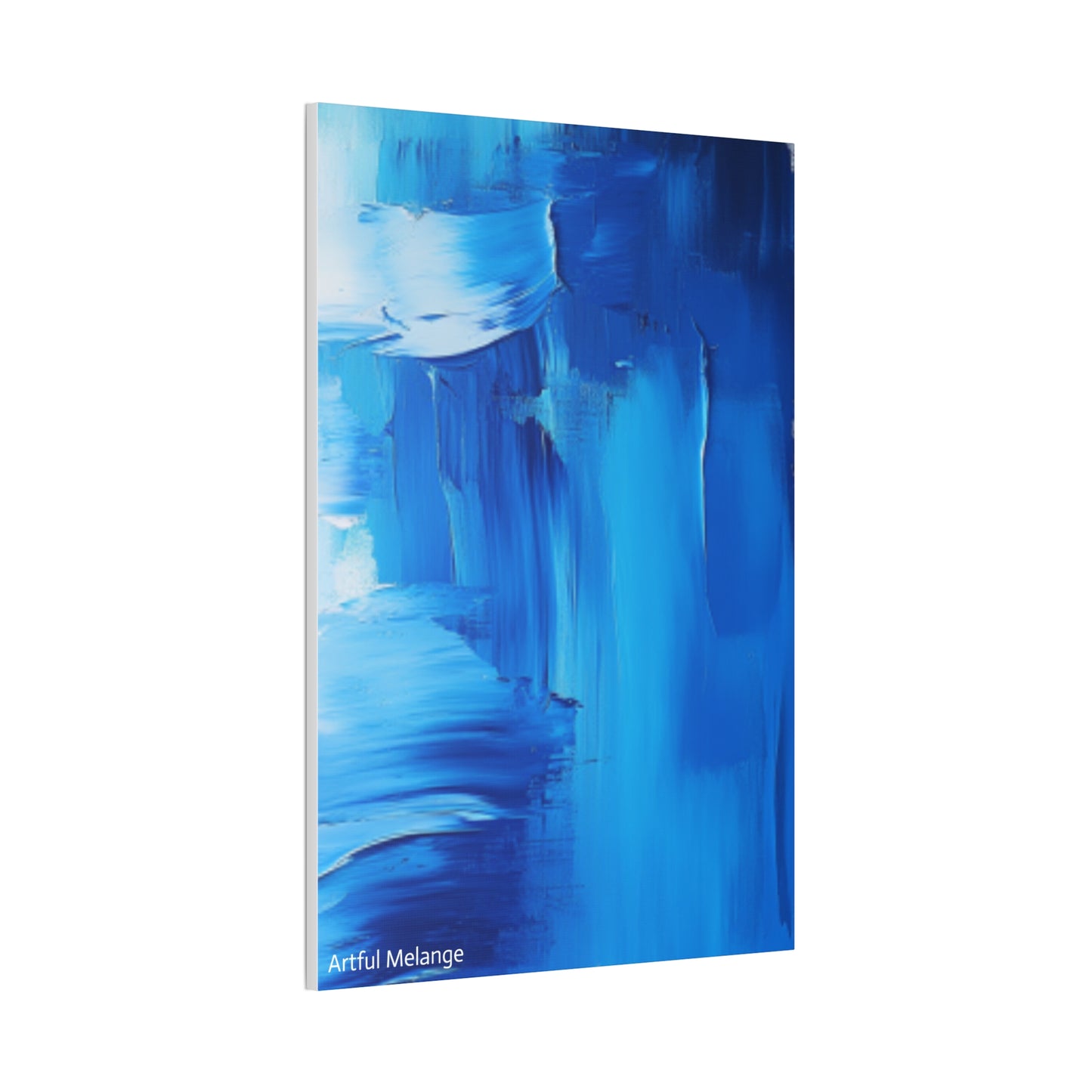 Acrylic Abstract Canvas Print - Richly Textured Artistry