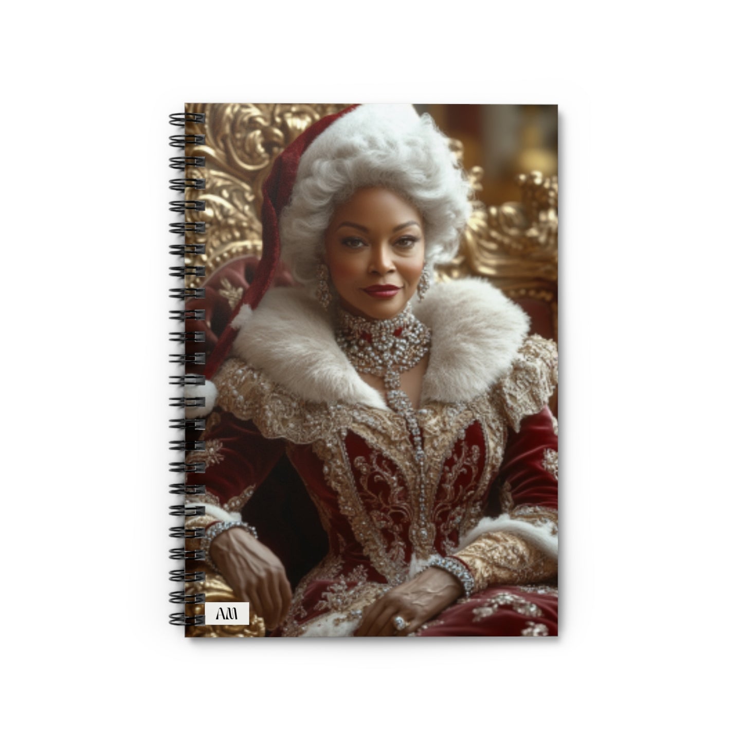 Majestic African American Claus Spiral Journal Collection ( Queen Claus 5)