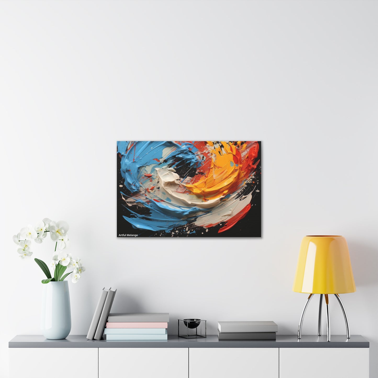 Acrylic Abstract  Canvas Print - Richly Textured Artistry