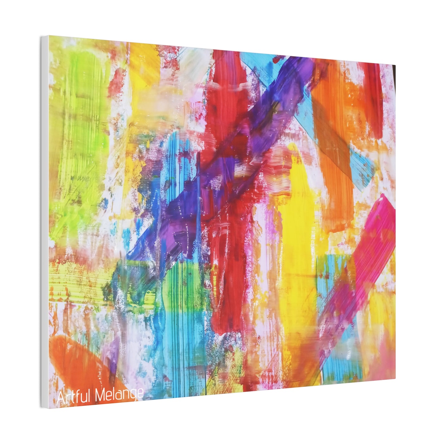 Primary Elegance: A Symphony of Sophistication Canvas Print