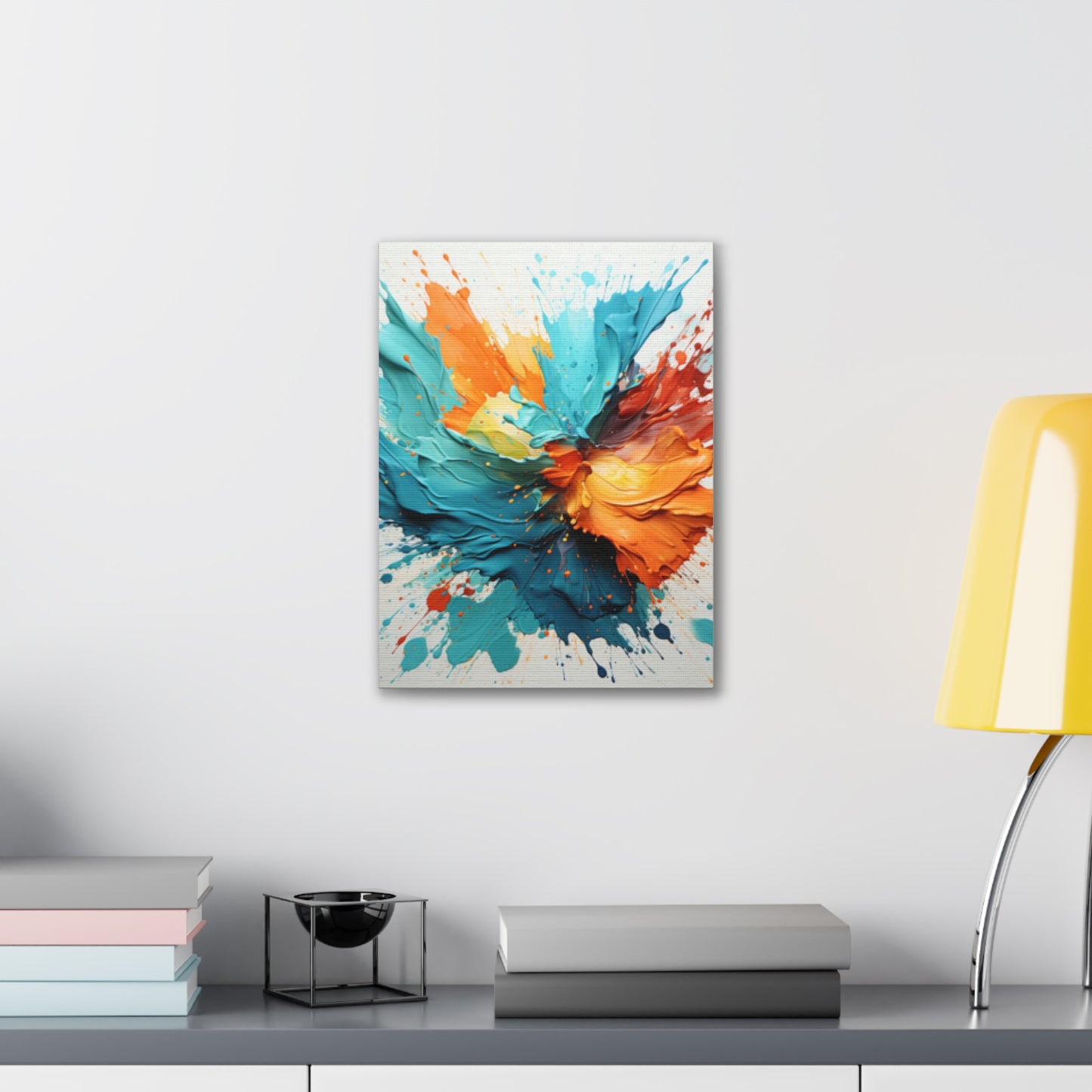 Primary Elegance: A Symphony of Sophistication Canvas Print