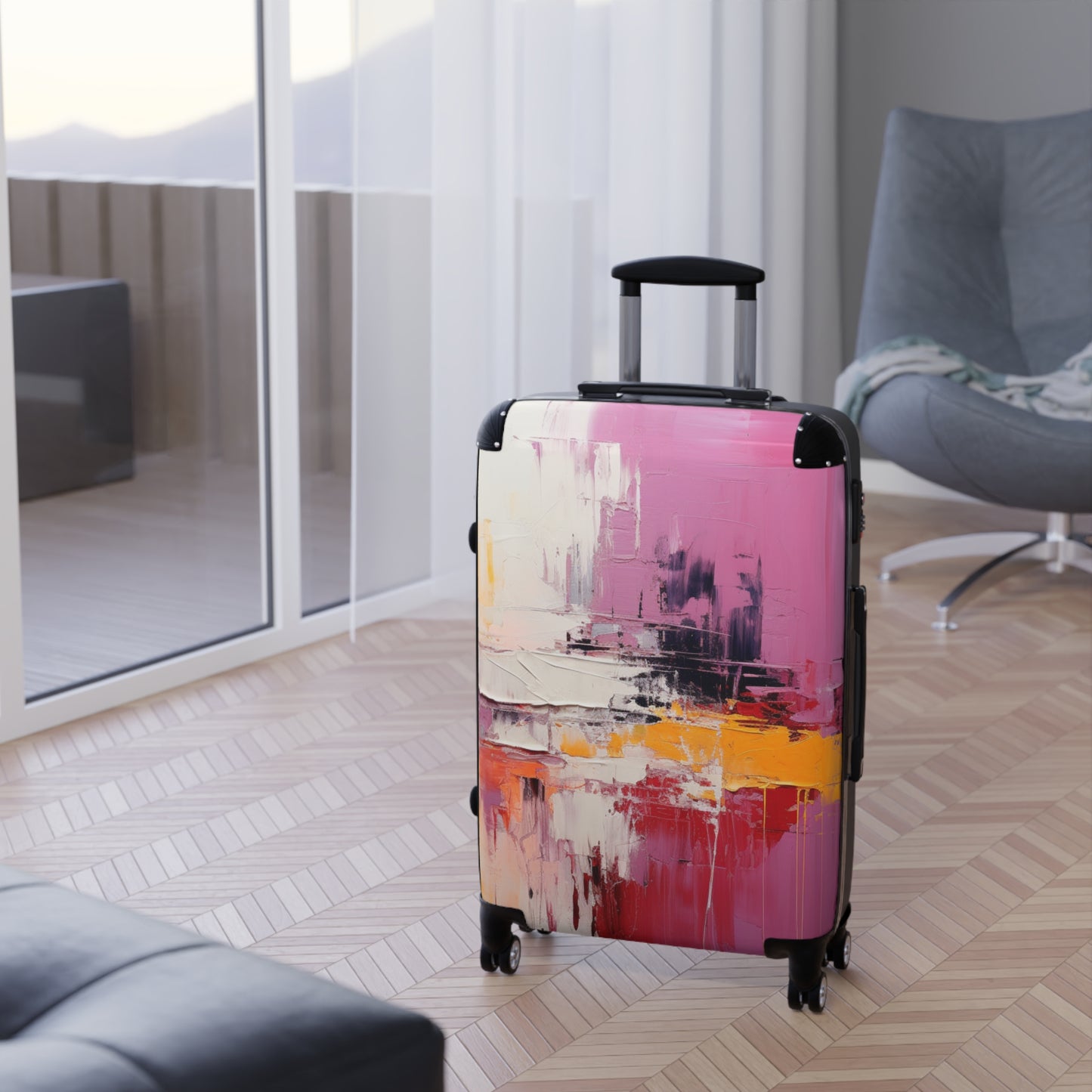 Melanated Jetsetter: Stylish Travel Luggage Pieces