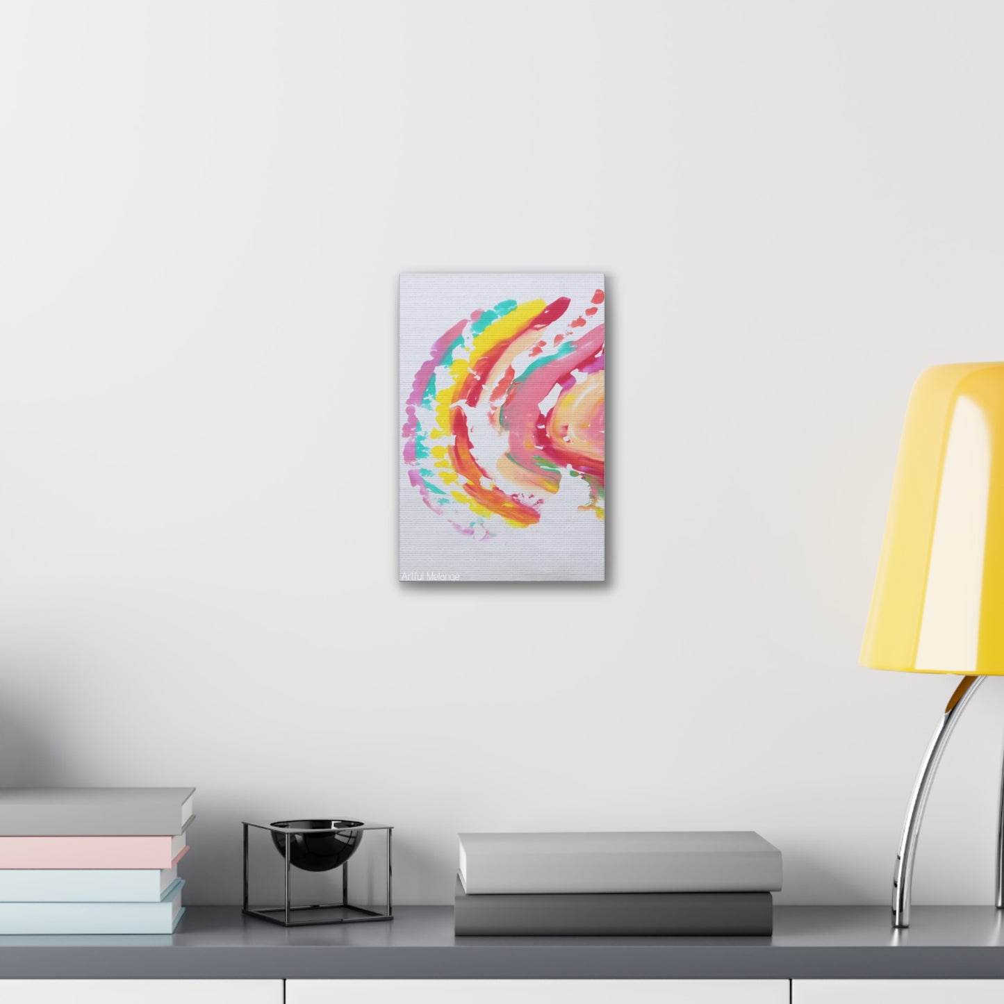 Primary Elegance: A Symphony of Sophistication Canvas Print