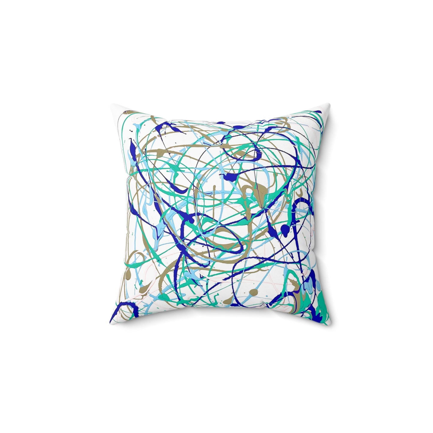 Artistic Abstractions: Abstract Acrylic Art Pillows Collection