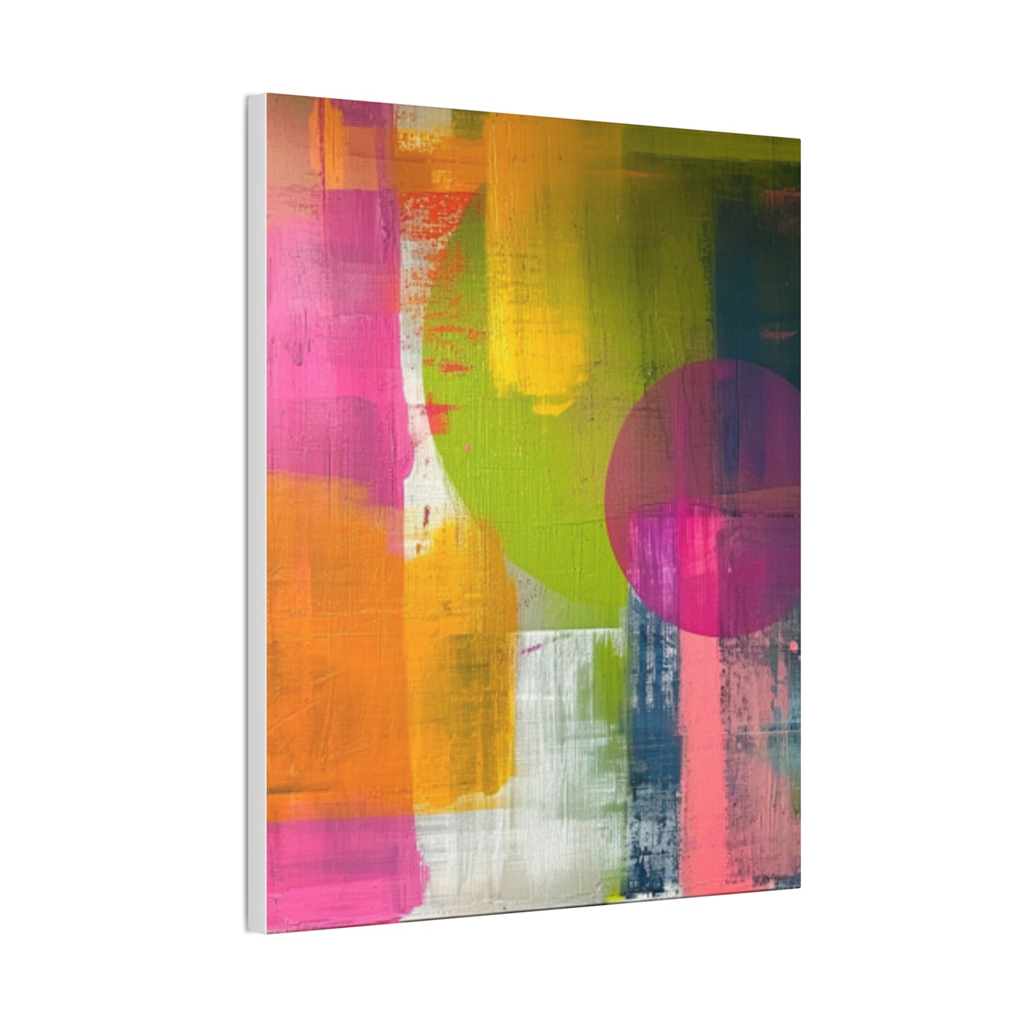 Primary Elegance: A Symphony of Sophistication Canvas Print