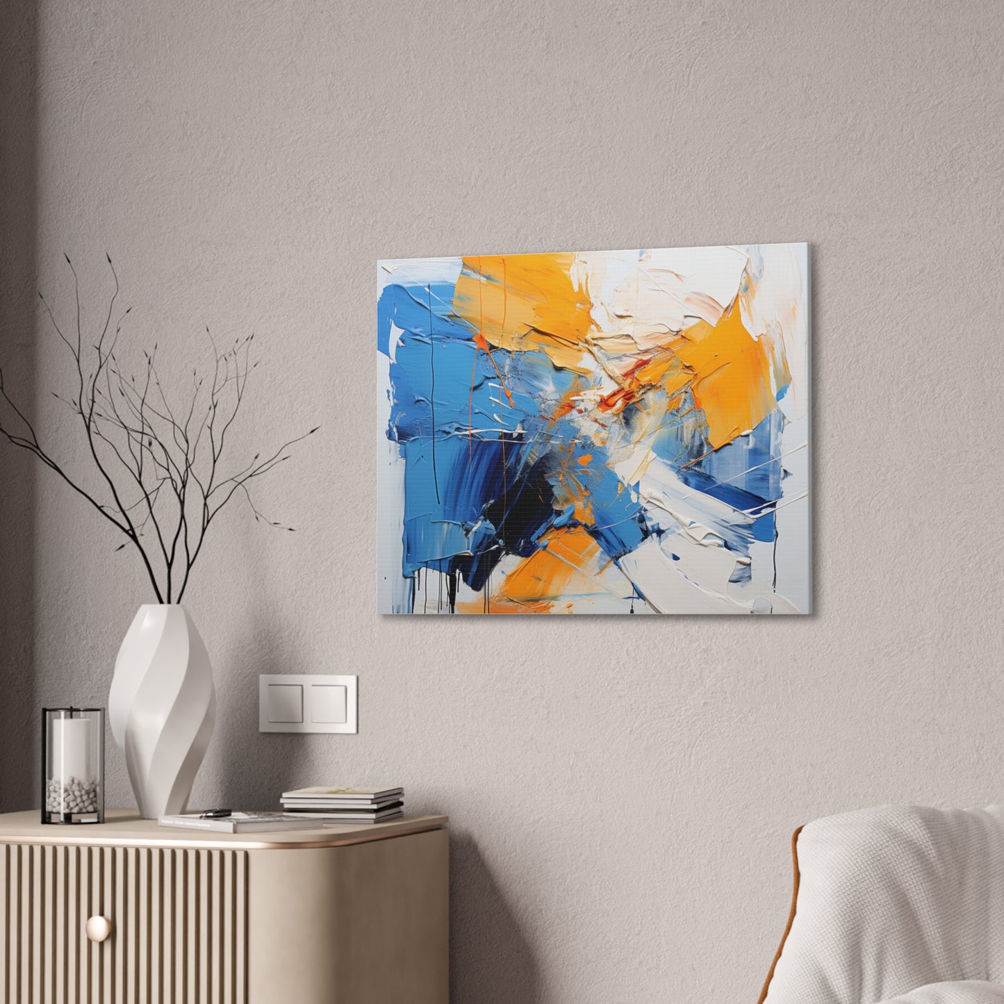 Copy of  Timeless Elegance: Refined Vibrant Hues Canvas Print for Sophisticated Living Spaces